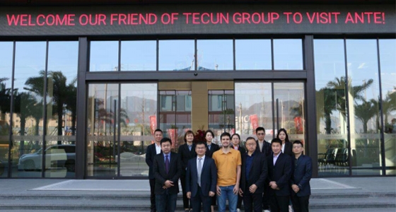 Clientes colombianos de tecn visitan el Ante Instrument Group Co., Ltd.